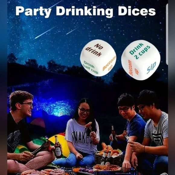 1 Piece Dice Drinking Game New In Package - Picture 1 of 6